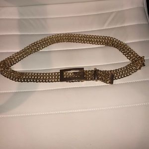 Guess gold tone belt